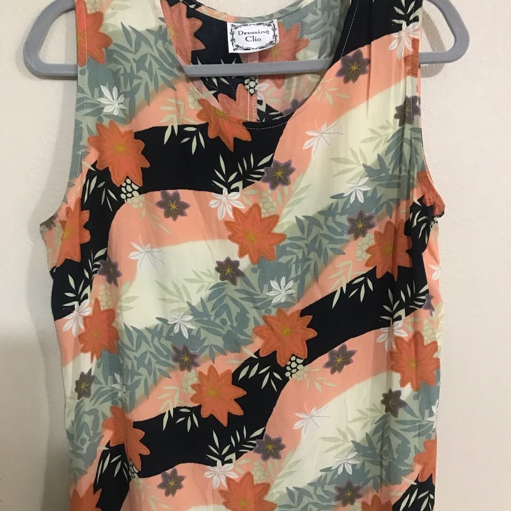 Floral Sleeveless Maxi Dress - Picture 3 of 5
